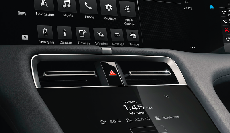 Illustration for article titled The Electric Porsche Taycan Packs Five Screens And One Is Just For The Passenger